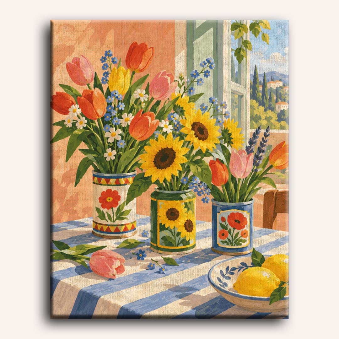 The Tin Can Flower Studio | Paint by Number