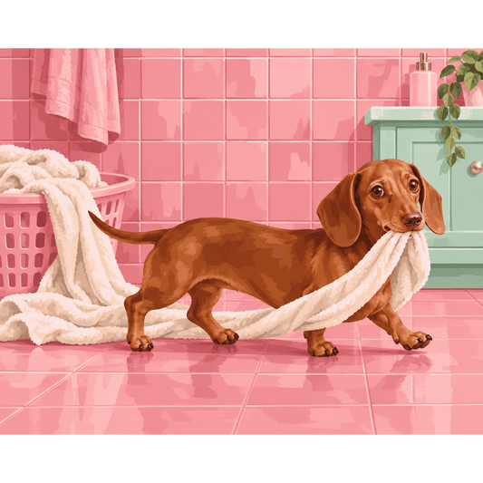 The Towel Thief | Paint by Number