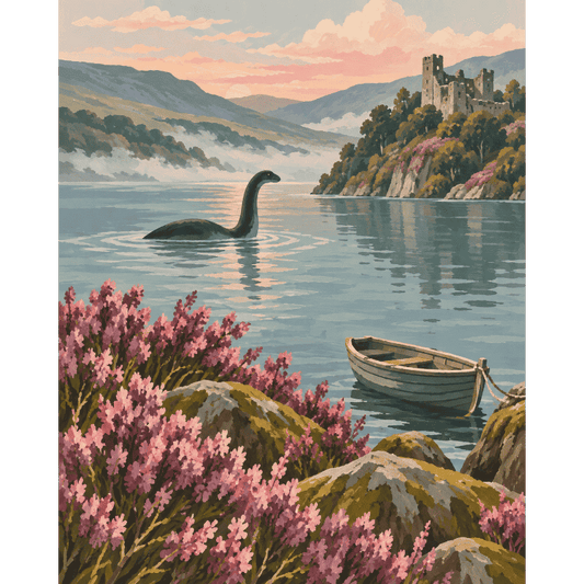 Nessie's Quiet Cove | Paint by Number