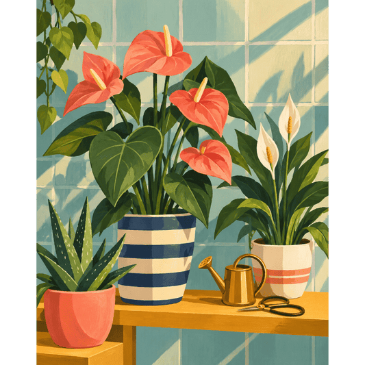 Anthurium Corner | Paint by Number