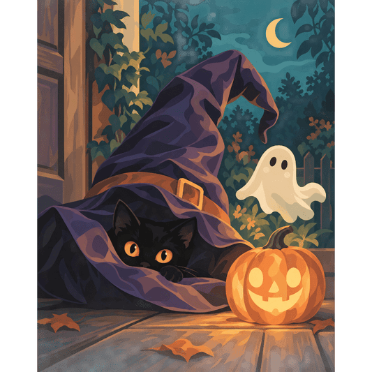 Witch Hat Hideaway | Paint by Number
