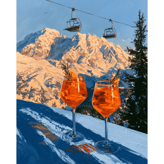 Slopeside Spritz | Paint by Number