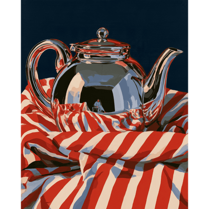 Teapot Reflections | Paint by Number