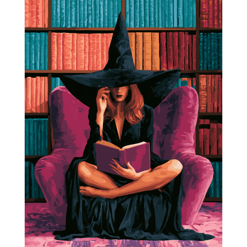 Under the Witch's Hat | Paint by Number