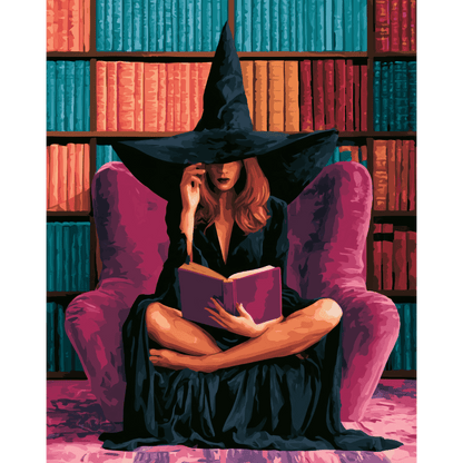 Under the Witch's Hat | Paint by Number