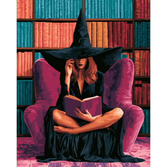 Under the Witch's Hat | Paint by Number