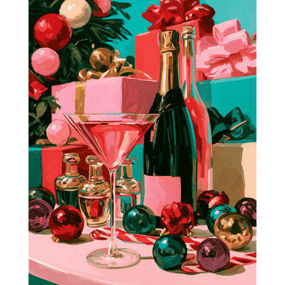 Sparkle & Cosmopolitan | Paint by Number
