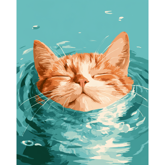 Ginger Swim | Paint by Number