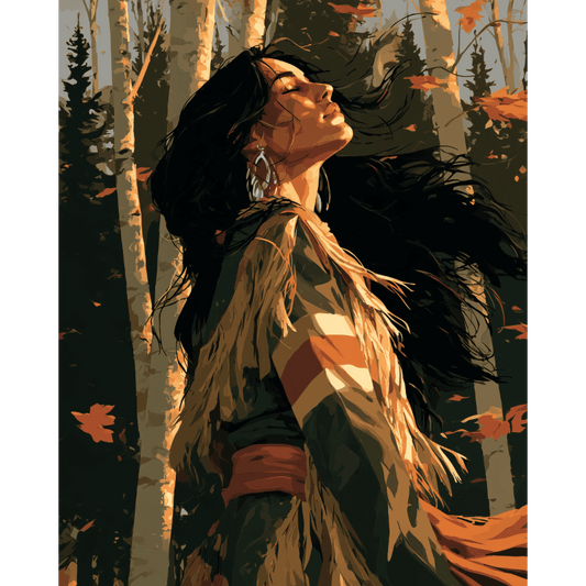 Windswept Spirit | Paint by Number