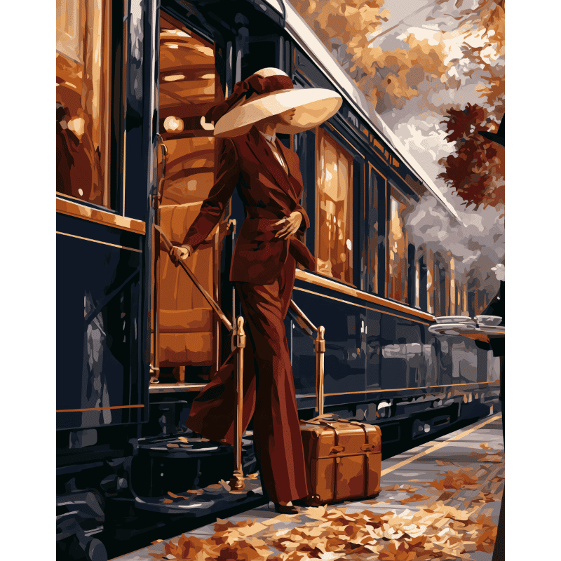 Autumn Departure | Paint by Number