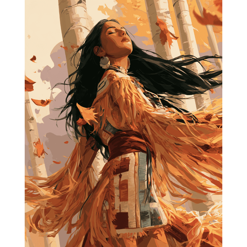 Autumn Wind Dancer | Paint by Number