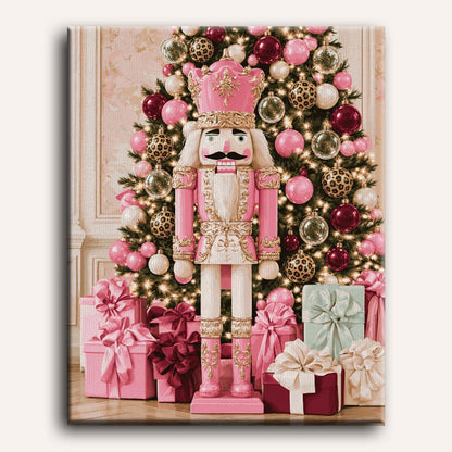 Navidad del cascanueces rosa | Pintar por números