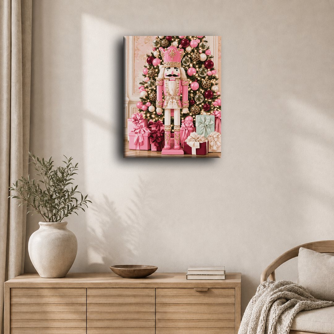 Navidad del cascanueces rosa | Pintar por números