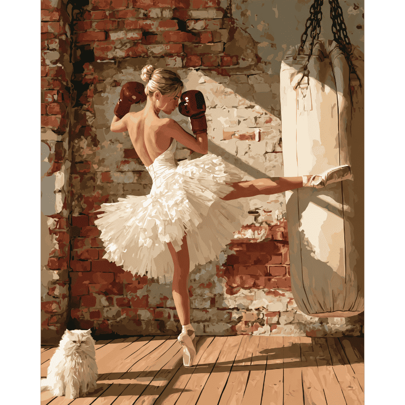 Ballerina's Knockout | Paint by Number