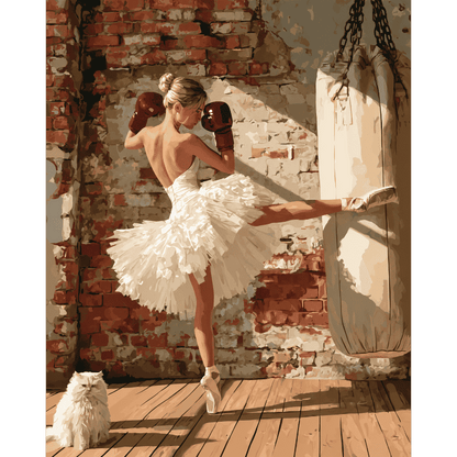 Ballerina's Knockout | Paint by Number