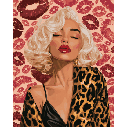 Leopard Kisses | Paint by Number