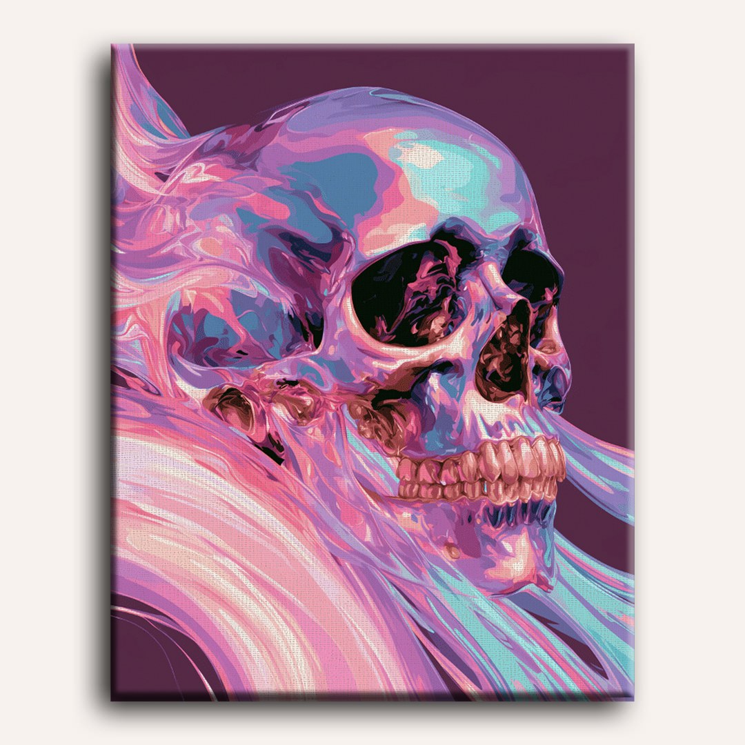 Opaline Skull | Paint by Number