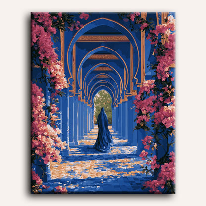 Bougainvillea Riad Walk | Paint by Number