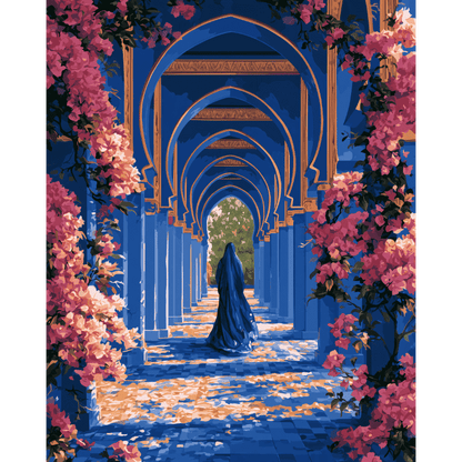 Bougainvillea Riad Walk | Paint by Number