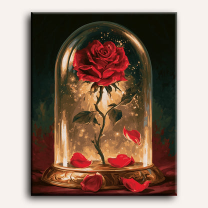 Enchanted Rose Dome | Paint by Number