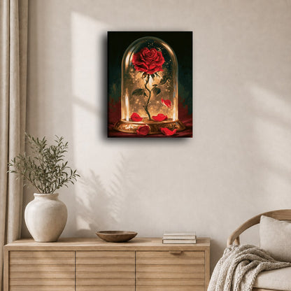 Enchanted Rose Dome | Paint by Number