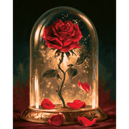 Enchanted Rose Dome | Paint by Number