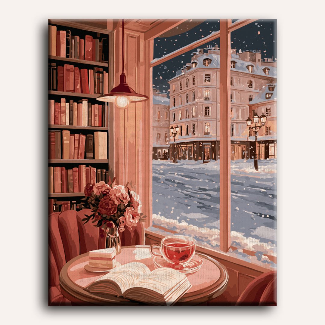 Angolo Lettura Rosato | Dipingi con i numeri