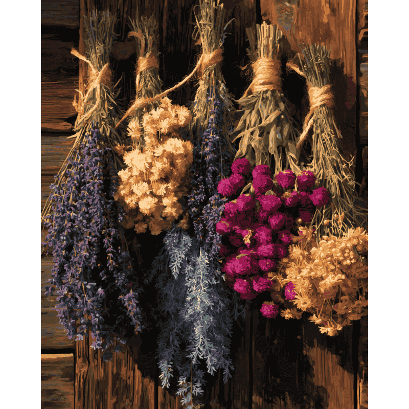 Mazzi di Fiori Secchi | Dipingi con i numeri