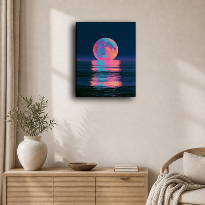 Technicolor Moonrise | Paint by Number