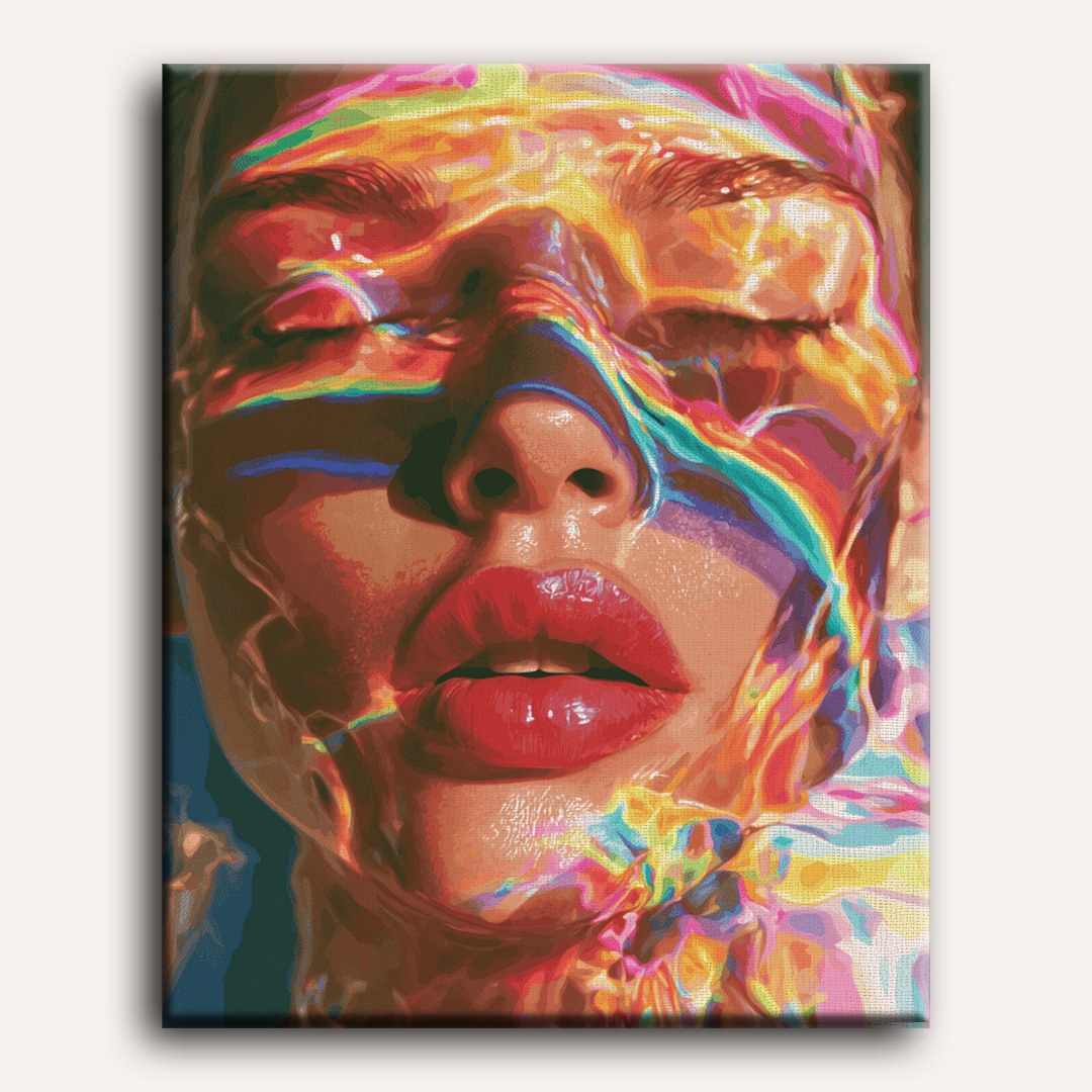 Baiser prisme | Peinture à numéros