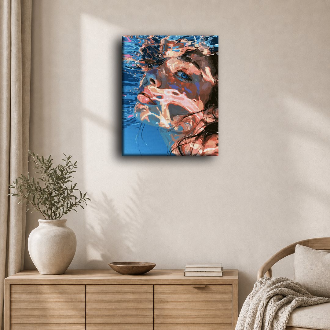 Blue-Eyed Undertow | Paint by Number
