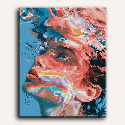 Perfil en las aguas poco profundas | Pintar por números
