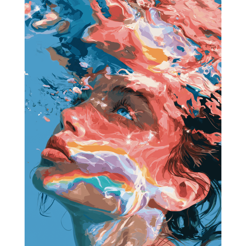 Perfil en las aguas poco profundas | Pintar por números