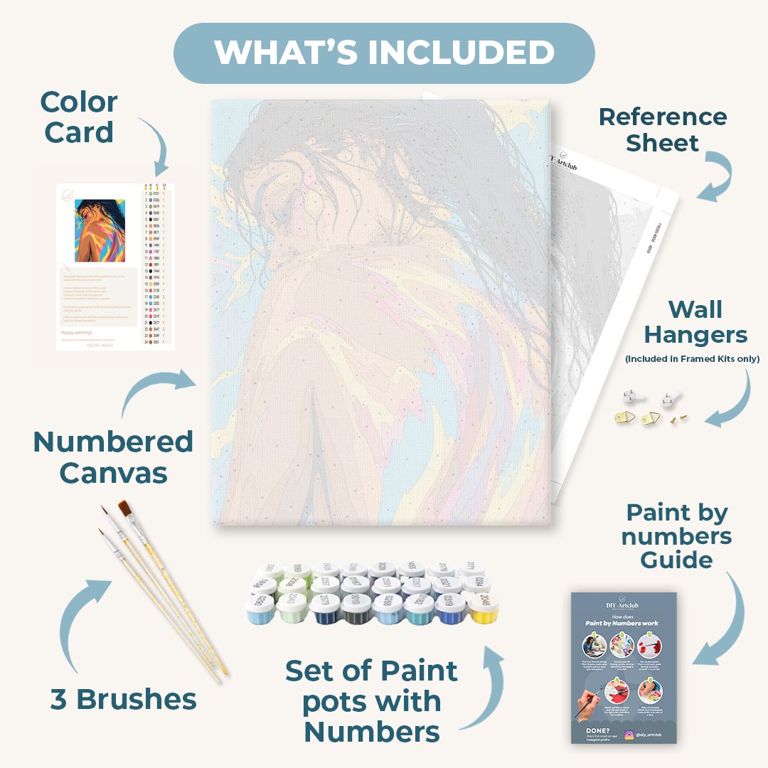 Windswept in Color | Paint by Number