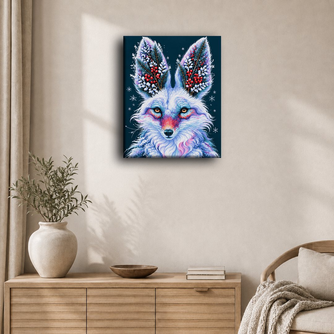 Zorro de bayas escarchadas | Pintar por números