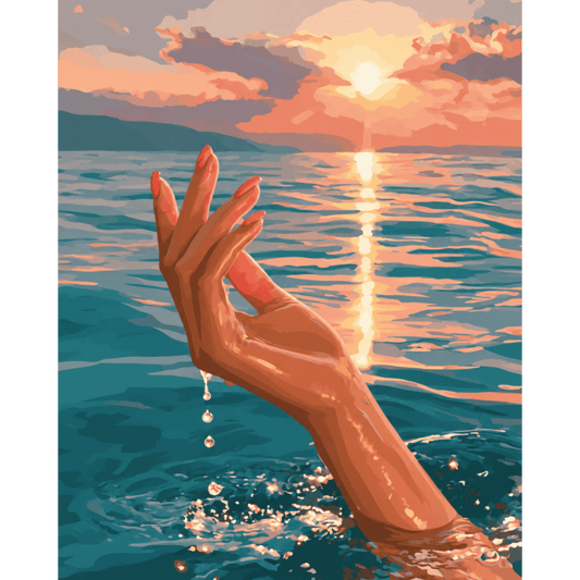 Polpastrelli al Tramonto | Dipingi con i numeri