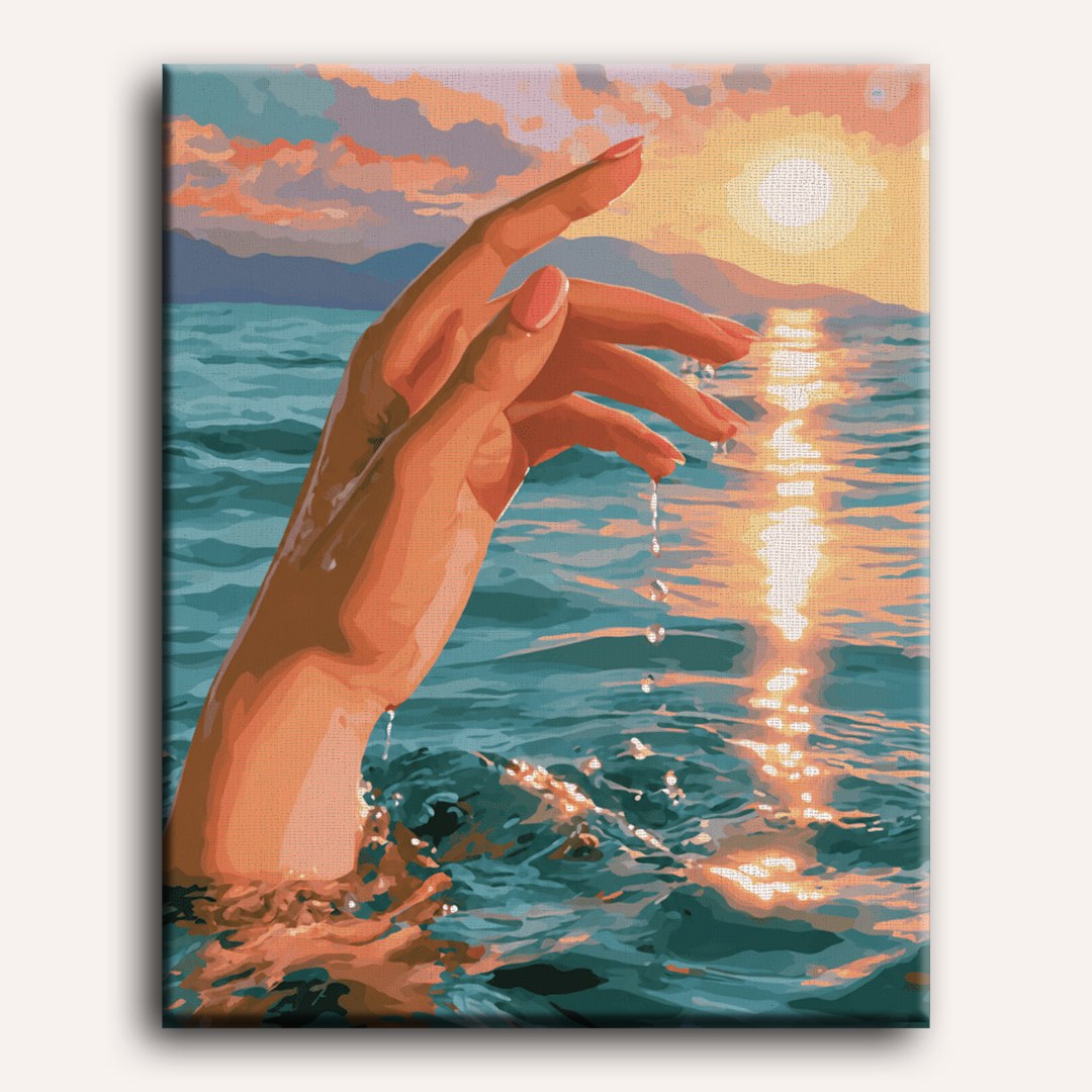 Alcance en la hora dorada | Pintar por números