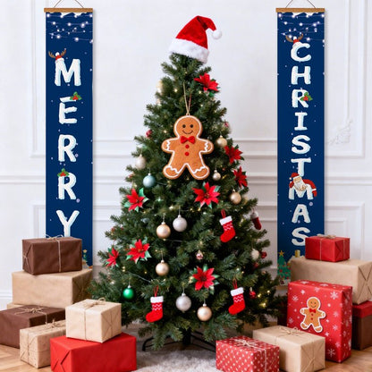 Paint-by-Number Door Panels – Merry Christmas Set