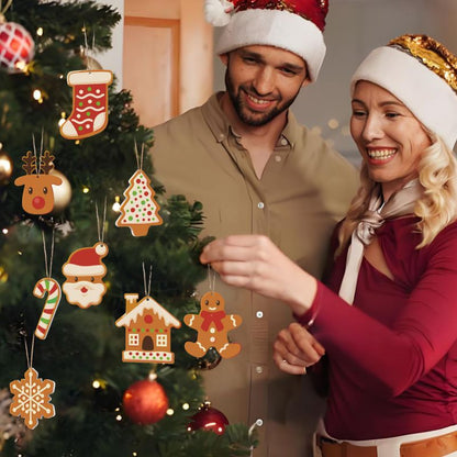 8 Christmas hangers - Christmas cookies set