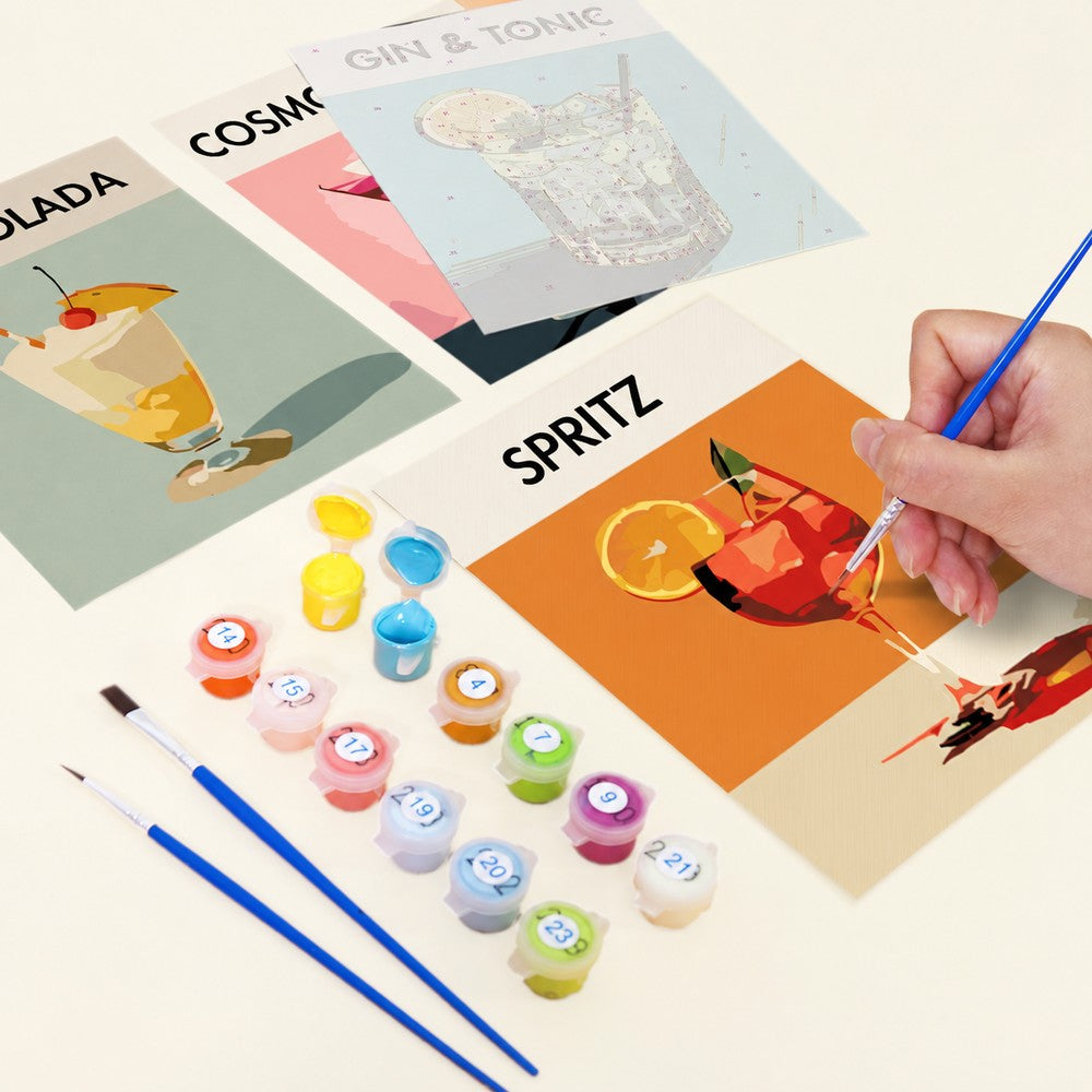 12 Mini Paintings | Deluxe Cocktail Bundle