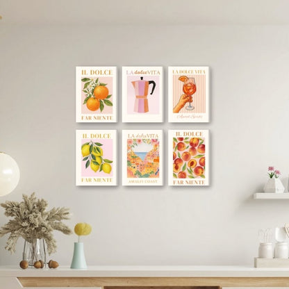 12 Mini Paintings | La Dolce Vita Bundle Mockup