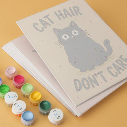 6 Wooden Board Mini Paintings – Cattitude Quotes