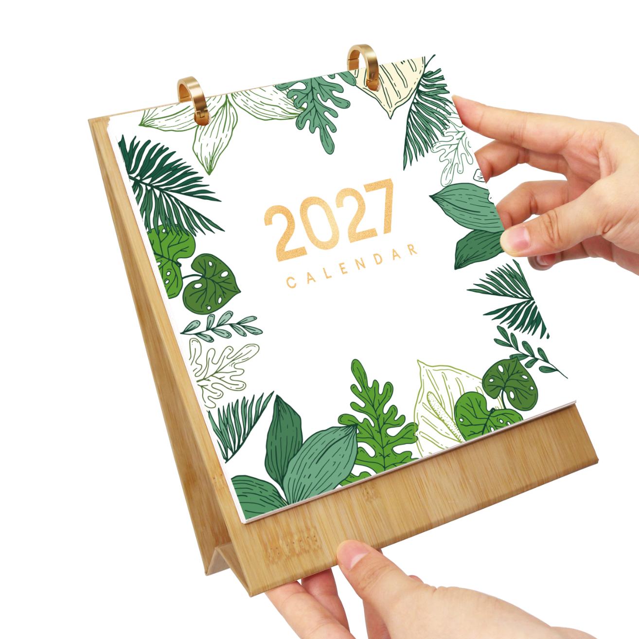 2027 Paint by Numbers Desk Calendar | Plants Edition