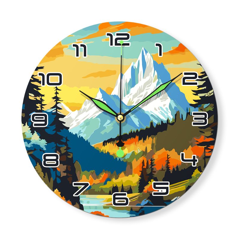 Painting by Numbers Clock – Gorgeous Landscape-Paint by numbers