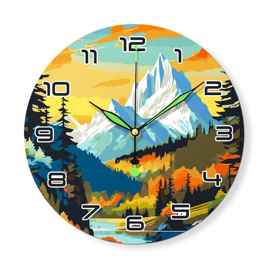Painting by Numbers Clock – Gorgeous Landscape-Paint by numbers