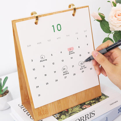 2027 Paint by Numbers Desk Calendar | Plants Edition