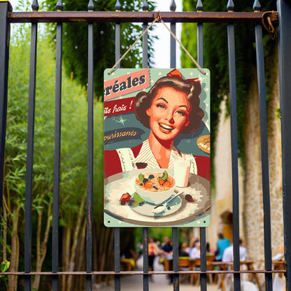 Metal Paint by Number Poster – Breakfast