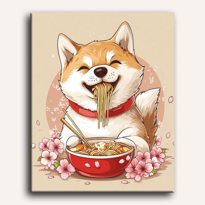 Japanese Shiba Inu | Paint by Numbers