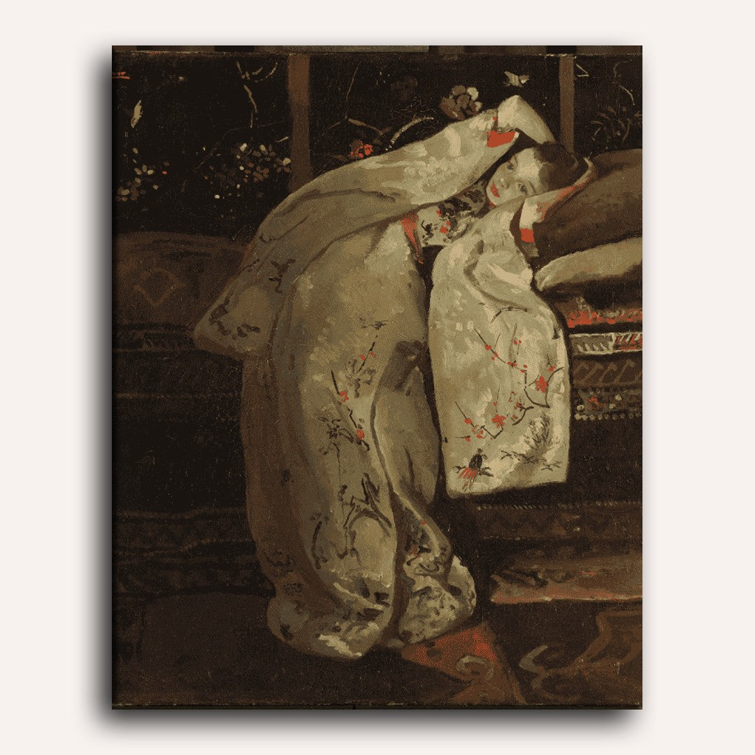 Girl in a White Kimono - George Hendrik Breitner | Paint by Number