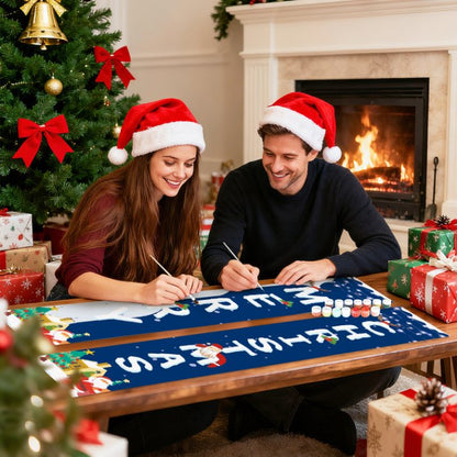 Paint-by-Number Door Panels – Merry Christmas Set